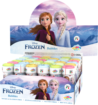 Frozen 2 - Bolle di sapone Bubble World - Confezione da 36 pz