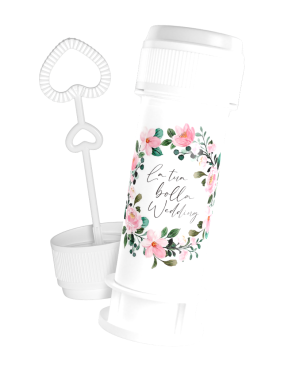 Wedding - Bolle di sapone personalizzate Bubble World (Cuore)