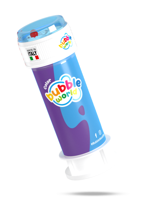 BUBBLE WORLD <br />
È IL MONDO <br />
DELLE BOLLE DI <br />
SAPONE<br />
