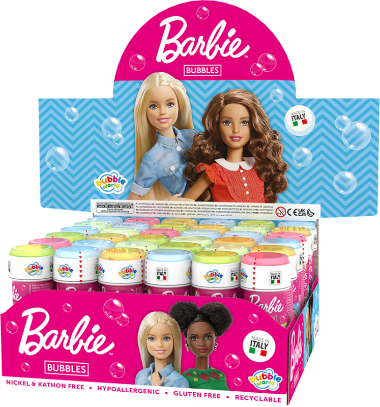 Barbie - Bolle di sapone Bubble World - Confezione da 36 pz.png