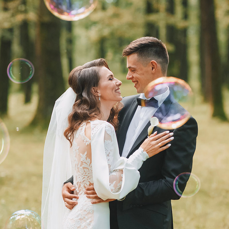 BOLLE DI SAPONE WEDDING: il tuo album di nozze con le bolle di sapone Bubble  World