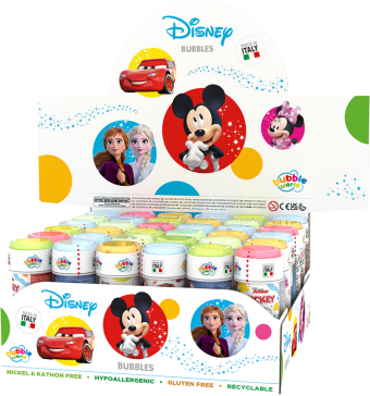Disney Multiproperty - Bolle di sapone Bubble World - Confez. da 36 pz