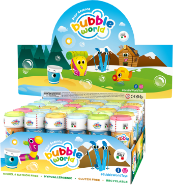 Four Seasons - Bolle di sapone Bubble World - Confezione da 36 pz