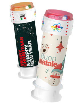 Natale - Bolle di sapone personalizzate Bubble World