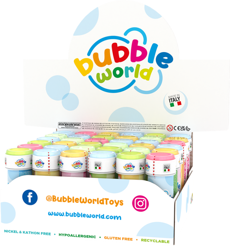 Classic - Bolle di sapone Bubble World - Confezione da 36 pz.png
