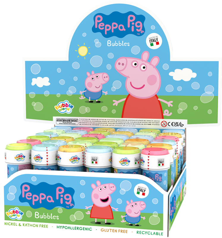 Peppa Pig - Bolle di sapone Bubble World - Confezione da 36 pz.png