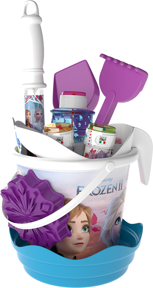 Frozen - Kit Secchiello e Bolle di sapone Bubble World