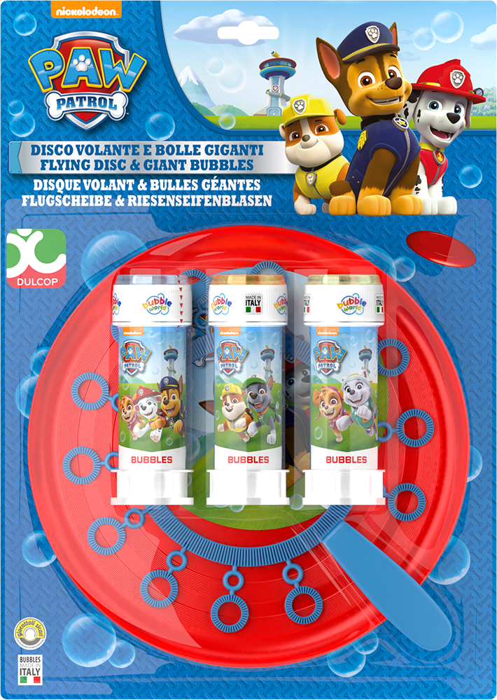 Paw Patrol - Disco volante e bolle giganti Bubble World