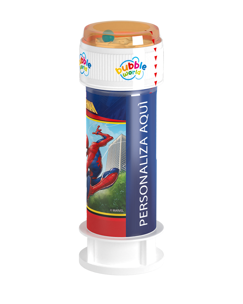 Spider-Man Bolle di sapone personalizzate Bubble World