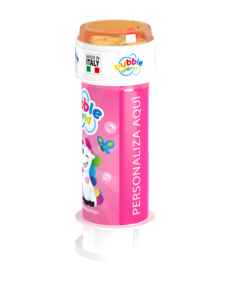 Unicorn - Bolle di sapone personalizzate Bubble World