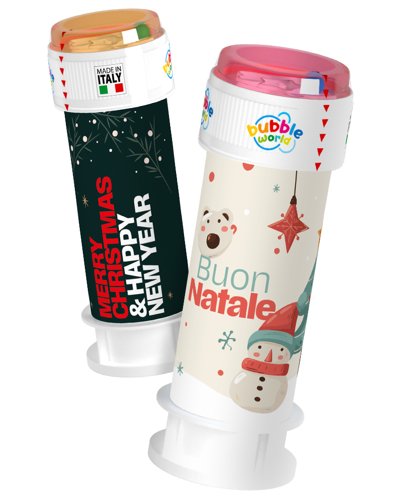 Natale - Bolle di sapone personalizzate Bubble World