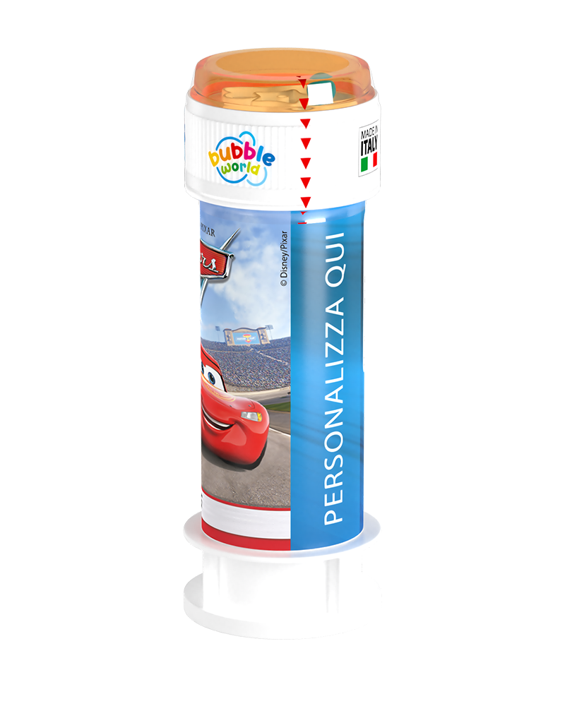 Disney/Pixar Cars - Bolle di sapone personalizzate Bubble World