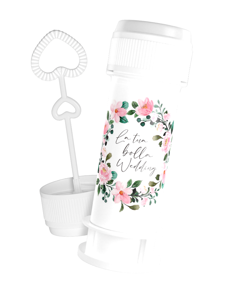 Wedding - Bolle di sapone personalizzate Bubble World (Cuore)