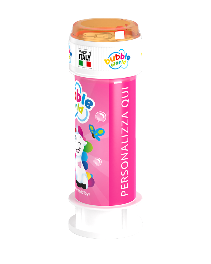 Unicorn - Bolle di sapone personalizzate Bubble World